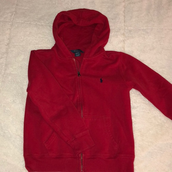 kids polo hoodie